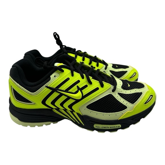 Nike Air Pegasus 2005 Running Shoes Mens 9 Womens 10.5 Volt Black Sneakers